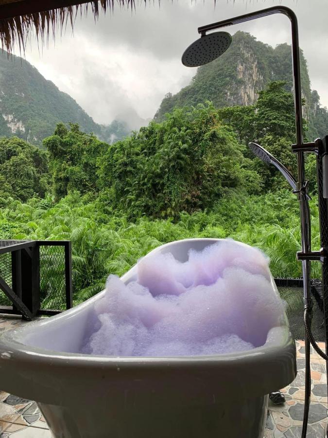 Hotel Bridge Hill Cafe Glamping Khao Sok National Park Exterior foto