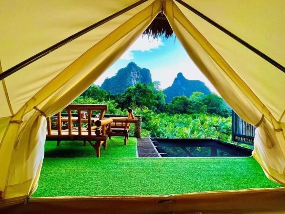 Hotel Bridge Hill Cafe Glamping Khao Sok National Park Exterior foto
